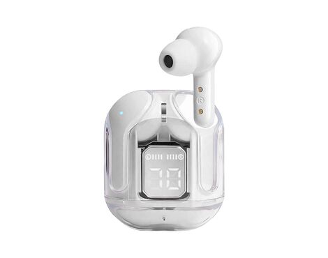 Bluetooth slusalice Airpods T-phox Ultrapods Max bele HQ.