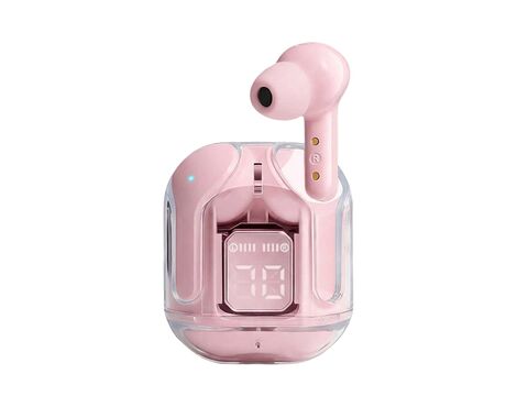 Bluetooth slusalice Airpods T-phox Ultrapods Max pink HQ.