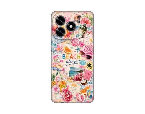 Silikonska futrola PRINT Skin - Huawei Honor X5c Plus Beach Please.