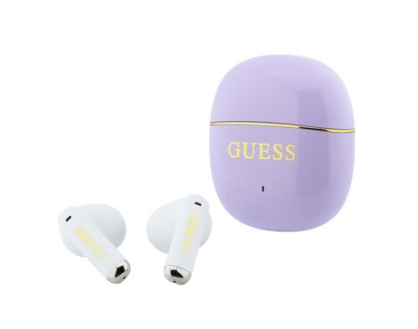 Bluetooth slusalice Guess TWS Glossy Gold Line Classic ljubiste (GUTWSG3HGECU).