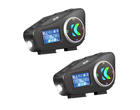 Bluetooth headset - kacigu (slusalica) KARLER BASS KR-M4 COMBO crna (MS).