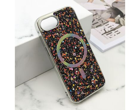 Futrola GLAM GLOW MagSafe - iPhone 16e/17e (6.1) crna (MS).