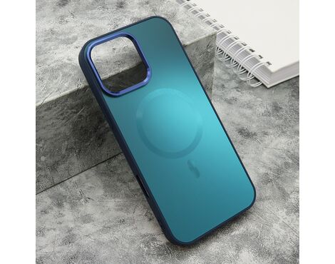 Futrola COLOR METAL MagSafe - iPhone 16 Pro Max (6.9) tirkizna (big camera) (MS).