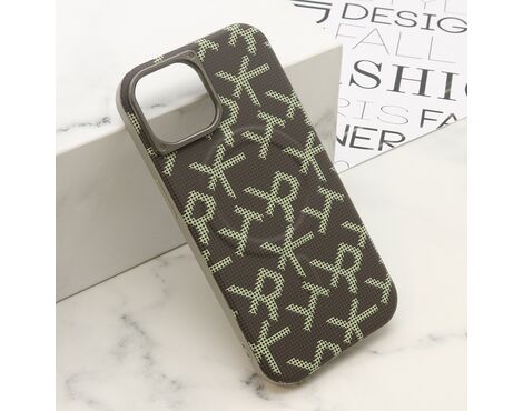 Futrola MONOGRAM MagSafe - iPhone 15 siva (MS).