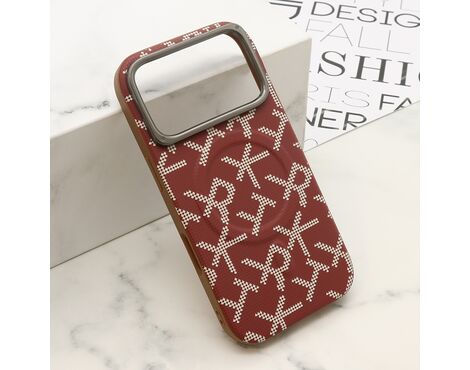 Futrola MONOGRAM MagSafe - iPhone 17 Pro crvena (MS).