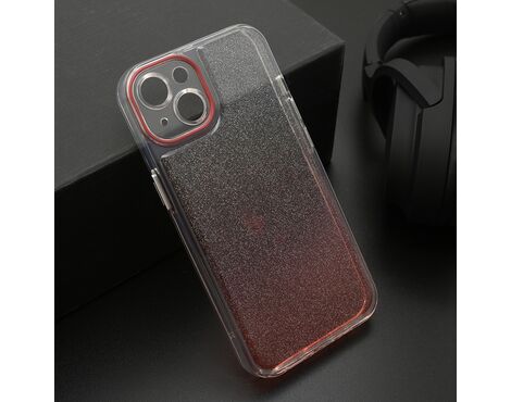 Futrola OMBRE GLITTER - iPhone 13 (6.1) crvena (MS).