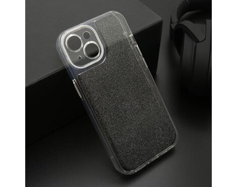 Futrola OMBRE GLITTER - iPhone 15 crna (MS).