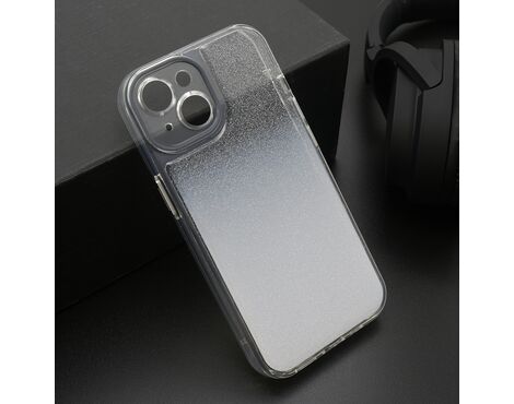 Futrola OMBRE GLITTER - iPhone 15 bela (MS).