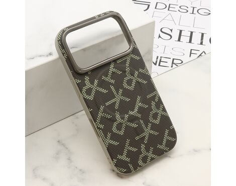 Futrola MONOGRAM MagSafe - iPhone 17 Pro siva (MS).