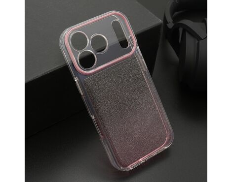 Futrola OMBRE GLITTER - iPhone 17 Pro roze (MS).