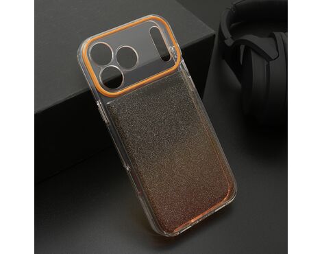 Futrola OMBRE GLITTER - iPhone 17 Pro Max (6.9) narandzasta (MS).