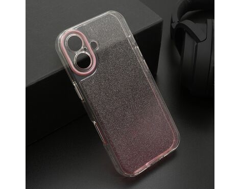 Futrola OMBRE GLITTER - iPhone 17 roze (MS).