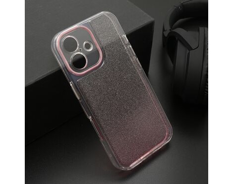 Futrola OMBRE GLITTER - iPhone 16 (6.1) roze (MS).
