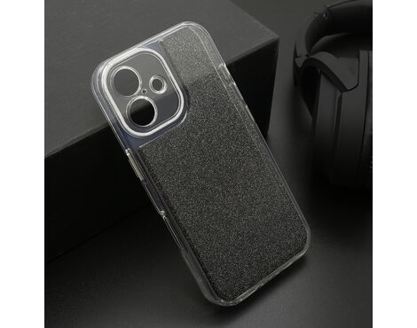 Futrola OMBRE GLITTER - iPhone 16 (6.1) crna (MS).