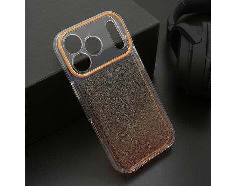 Futrola OMBRE GLITTER - iPhone 17 Pro narandzasta (MS).