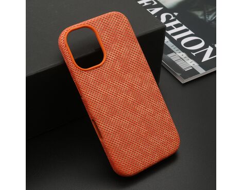 Futrola WOVEN TOUCH MagSafe - iPhone 17 narandzasta (MS).