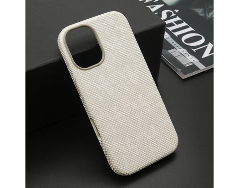Futrola WOVEN TOUCH MagSafe - iPhone 17 bela (MS).