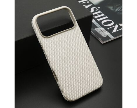 Futrola WOVEN TOUCH MagSafe - iPhone 17 Pro Max (6.9) bela (MS).