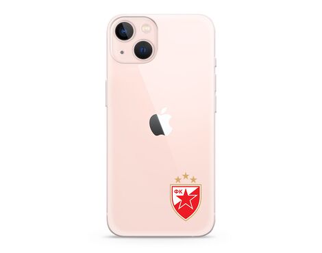 Silikonska futrola ultra tanka (skin) PRINT CLEAR - iPhone 13 (6.1) ZF003 (MS).