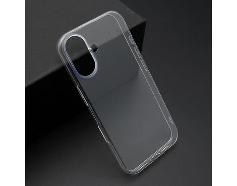 Silikonska futrola ultra tanka (skin) PROTECT - iPhone 16 (6.1) providna (bela) (MS).