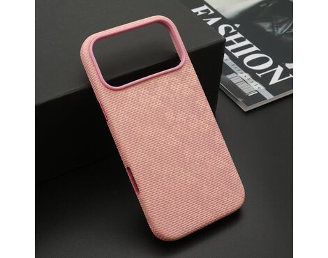 Futrola WOVEN TOUCH MagSafe - iPhone 17 Pro Max (6.9) roze (MS).
