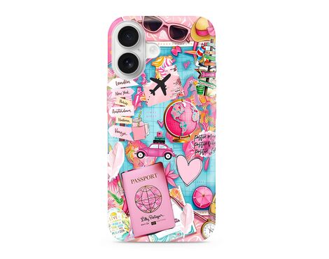 Silikonska futrola ultra tanka (skin) PRINT CLEAR - iPhone 17 SP029 (MS).