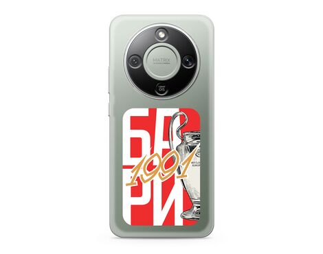 Silikonska futrola ultra tanka (skin) PRINT CLEAR - Honor Magic 8 lite/X9D ZF002 (MS).