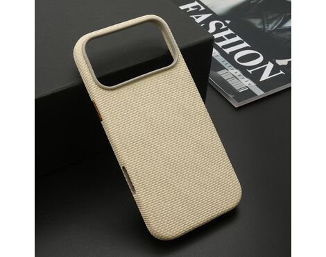 Futrola WOVEN TOUCH MagSafe - iPhone 17 Pro Max (6.9) krem (MS).