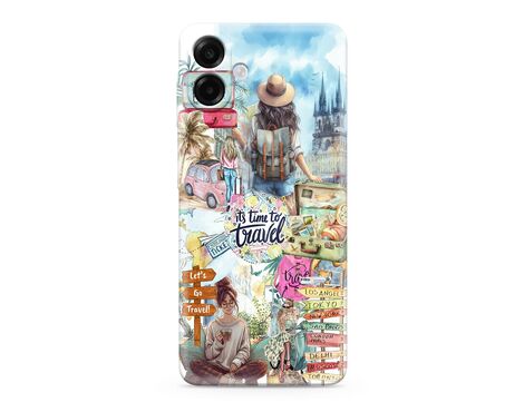 Silikonska futrola ultra tanka (skin) PRINT CLEAR - Samsung A075F Galaxy A07 SP031 (MS).