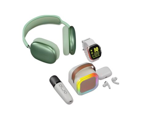 KARLER BASS K16-Combo set (smart watch, zvucnik, Slusalice Bluetooth) zeleni (MS).
