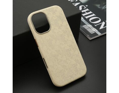 Futrola WOVEN TOUCH MagSafe - iPhone 17 krem (MS).