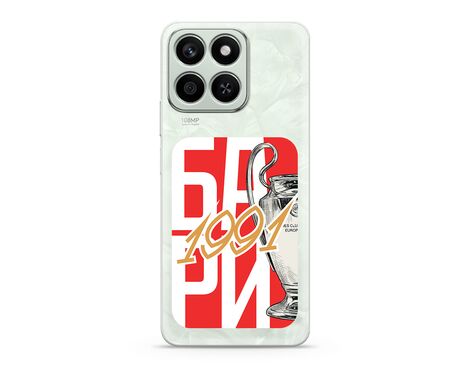 Silikonska futrola ultra tanka (skin) PRINT CLEAR - Huawei Honor X6c ZF002 (MS).