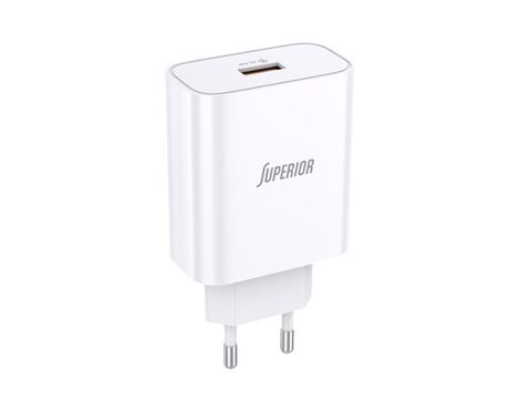 Kuciste punjaca Comicell Superior CO-DC27 Fast QC3.0 22.5W 5A belo (MS).