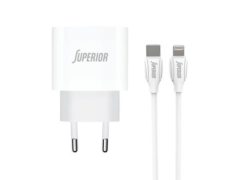 Kucni punjac Comicell Superior CO-DC56 Fast PD 20W 3A Type C na Lightning beli (CERT) (MS).