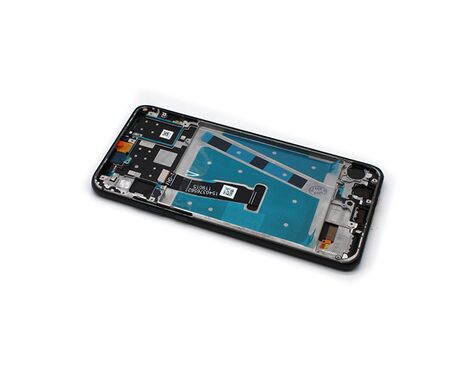 LCD displej (ekran) - Huawei P30 Lite + Touch screen + frame black (crni) ORG (MS).