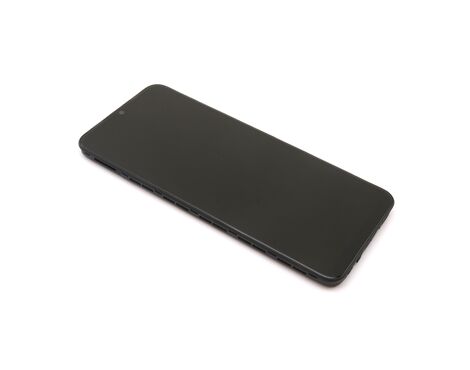 LCD displej (ekran) - Samsung A032F Galaxy A03 Core + Touch screen + frame black (crni) + SUP board Full ORG EU (GH83-07412A) (MS).