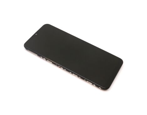 LCD displej (ekran) - Samsung A035 Galaxy A03 + Touch screen + frame black (crni) ORG (MS).