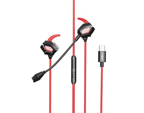 Slusalice Bluetooth Gaming MOXOM MX-EP110 crvene (MS).