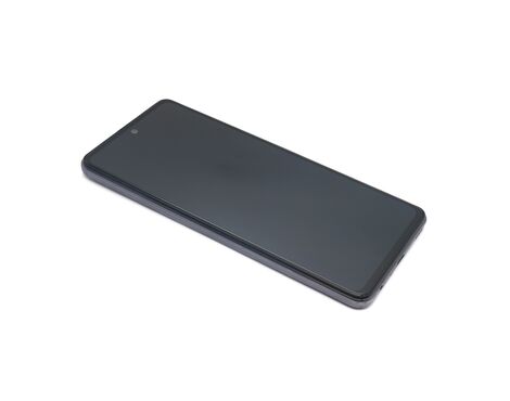 LCD displej (ekran) - Samsung A525F/A526B Galaxy A52 4G/5G + Touch screen + frame black (crni) Full ORG EU (GH82-25524A/25526A/25754A) (MS).