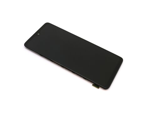 LCD displej (ekran) - Samsung A515F Galaxy A51 + Touch screen + frame black (crni) small size OLED (MS).