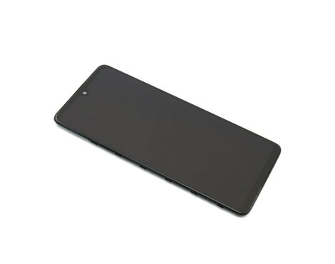 LCD displej (ekran) - Samsung A515F Galaxy A51 + Touch screen + frame black (crni) OLED ORG (MS).
