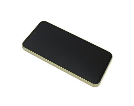 LCD displej (ekran) - Samsung A546B Galaxy A54 5G + Touch screen + frame lime/light green Full ORG EU (GH82-31231C/31232C) (MS).