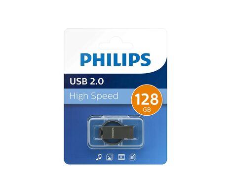 USB flash memorija Philips 21UA 2.0 single port 128GB crna (MS).