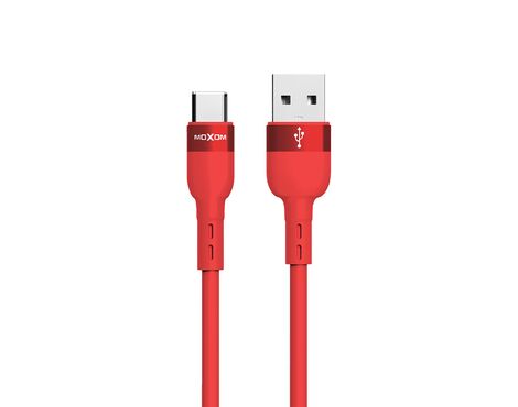 USB data kabl Moxom MX-CB184 silicone Type C 3A 1m crveni (MS).