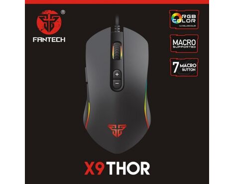 Mis Gaming Fantech X9 Thor crni.