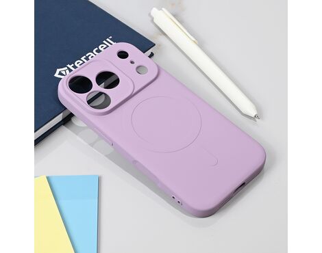 Silikonska futrola Teracell Giulietta Magsafe - iPhone 17 Pro/18 Pro 6.3 ljubicasta.