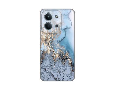 Silikonska futrola PRINT - Xiaomi Redmi 15C 4G Blue Gold Marble.