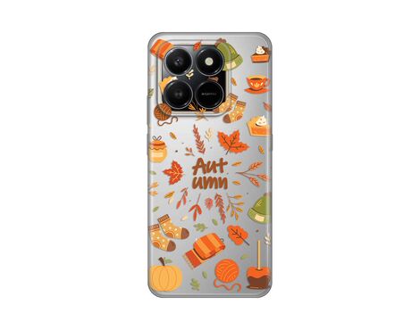 Silikonska futrola PRINT Skin - Honor X7d 4G/400 Smart 5G Autumn.