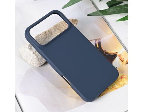 Futrola Teracell Soft Velvet - iPhone 17 Pro Max/18 Pro Max 6.9 tamno plava.