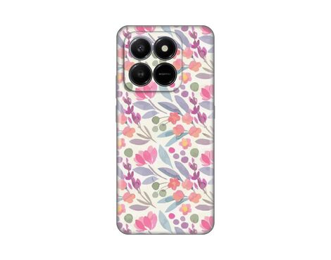Silikonska futrola PRINT - Honor X7d 4G/400 Smart 5G Watercolor Flowers.